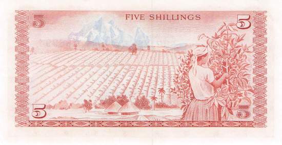 5 Shilingi 1978 p.15 unc-